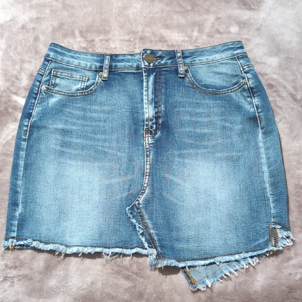 Indigo Rein Blue Denim Skirt